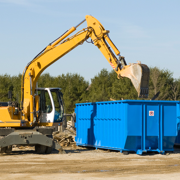 can i pay for a residential dumpster rental online in Calvin